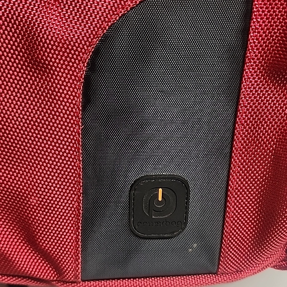 FUL Powerbag Red Backpack with Black Accents NWT Great Gift Need Power? - Picture 3 of 16